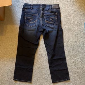Silver Jeans Suki Capri Stretch W30